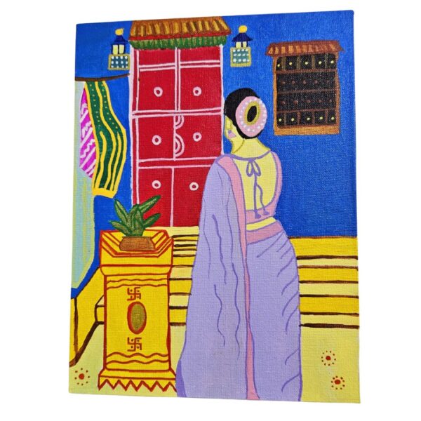 Lady Veranda Wall Art